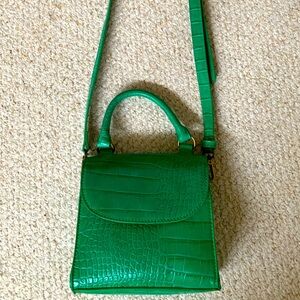 Charming, Feminine, and Vibrant Green Crossbody Bag